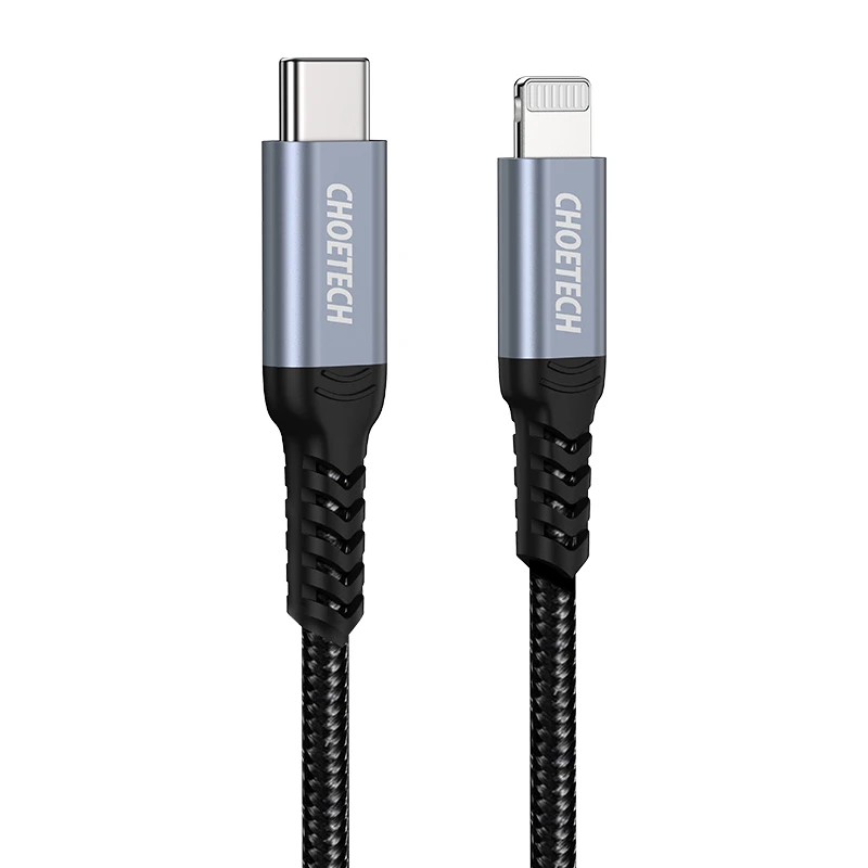 1.2m Cable CHOETECH MFi usb type C для Lightning Кабель для iPhone 11 Pro X XS 8 PD18W быстрый USB C зарядный кабель для передачи данных для Macbook USB шнур зарядка для айфона кабель iphone - Цвет: 1.2m Cable