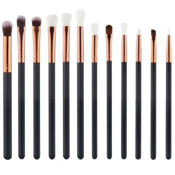 

12Pcs/Set Makeup Brushes Eye Shadow Eyebrow Blusher Concealer Lip Comestic Brush Professional Foundation Make Up Tools S