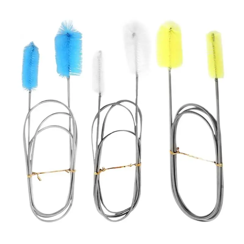 

Flexible Aquarium Tube Cleaning Brush Double Tube Filter Pump Hose Clean Brush Water Filter Hose Pipe Cleaner For Aquarium Pipe