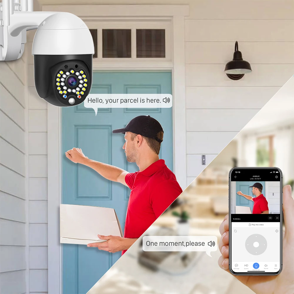 1080P облако Wifi PTZ камера 29LED открытый 2 мегапиксельная автоматическая слежения