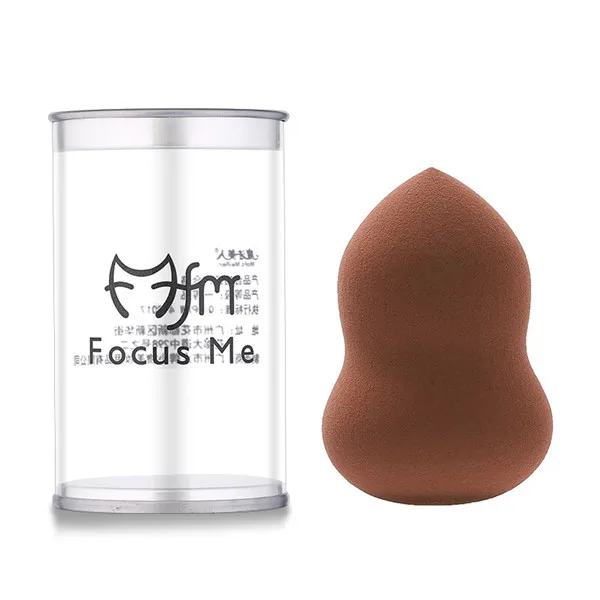 Gourd-shaped Makeup Egg Dry-wet Dual-use Good Elasticity Soft Powder Puff Makeup Tools - Color: ZR0510A1
