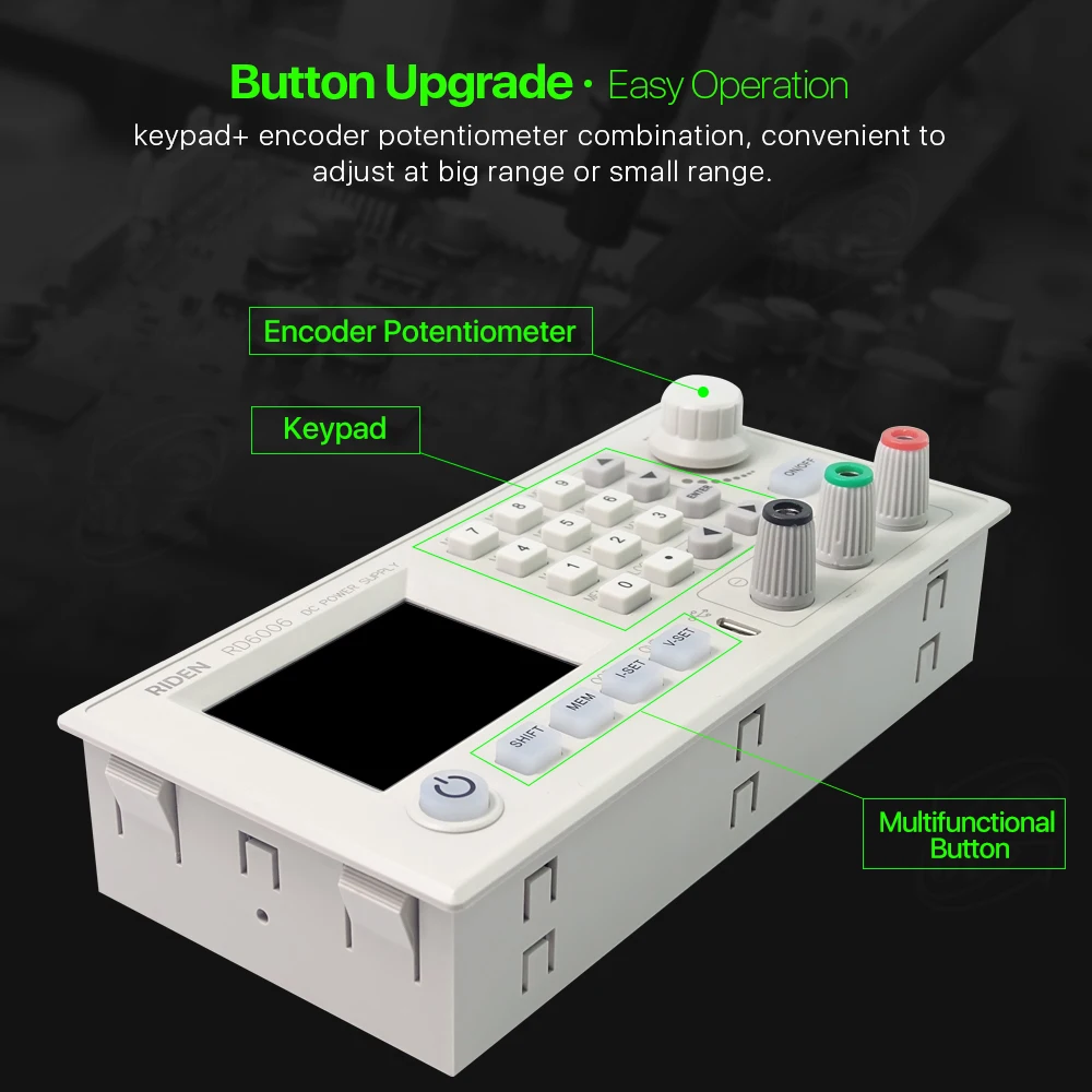 RD RD6006 RD6006W USB WiFi DC-DC напряжение тока понижающий модуль питания корпус понижающий преобразователь напряжения вольтметр корпус