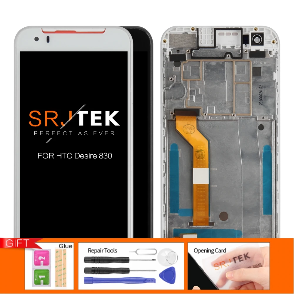 Pаспродажа 5,5 1920x1080 для htc Desire 830 ЖК дисплей кодирующий преобразователь сенсорного экрана в сборе дигитайзер Запасные части