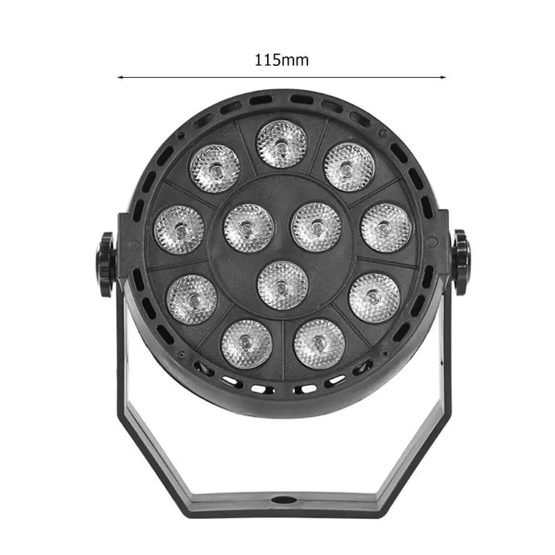 12LED RGB DJ диско сценический светильник KD-USB IP44 Водонепроницаемый Свадебный KTV бар клуб Par лампа проектор с дистанционным управлением США/ЕС - Цвет: US A
