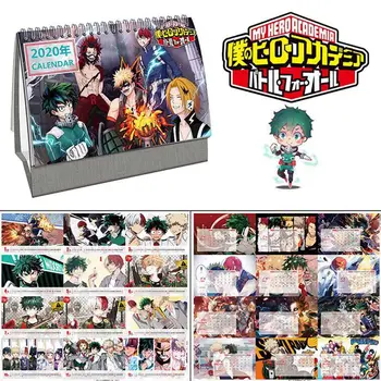 

2020 Anime Desk calendar Kimetsu No Yaiba Blade Of Demon Destruction Slayer DIY Cartoon Characters Calendars