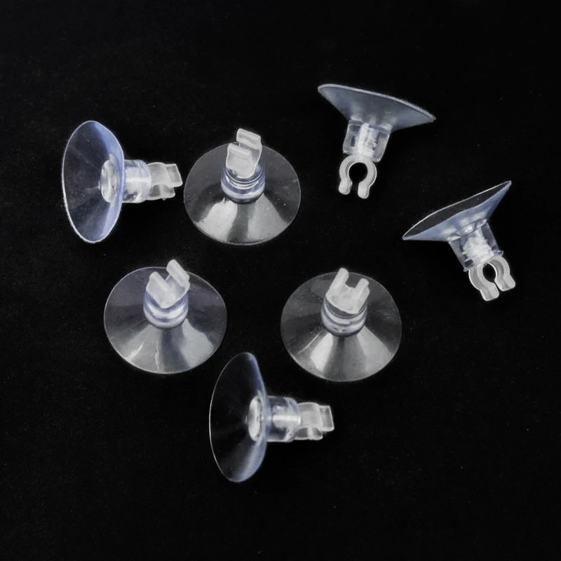 10pcs Aquarium Fish Tank Suction Cup Heating Sucker Clips Holders For Air Line Oxygen Tube Hose Pump Double Sided Cups | Дом и сад