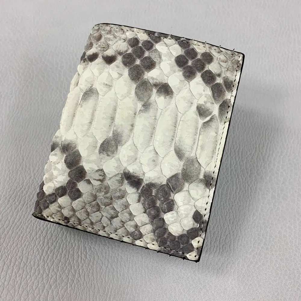 

Natural real python snake skin wallet credit card holder for women