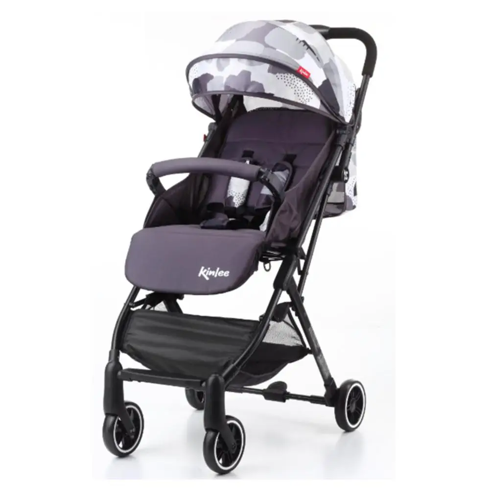 Kidlove от 0 до 3 лет, детская коляска Складная Легкая Складная коляска лёгкая коляска с 4 колесами - Цвет: Gray