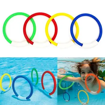 

4Pcs/set Swimming diving ring Swimming pool swimming ring diving supplies
