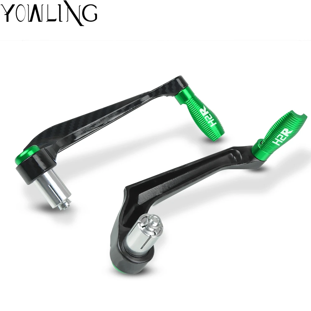 7/8" 22mm Motorcycle Lever Guard Brake Clutch Levers Guard Protector Proguard For Kawasaki H2R