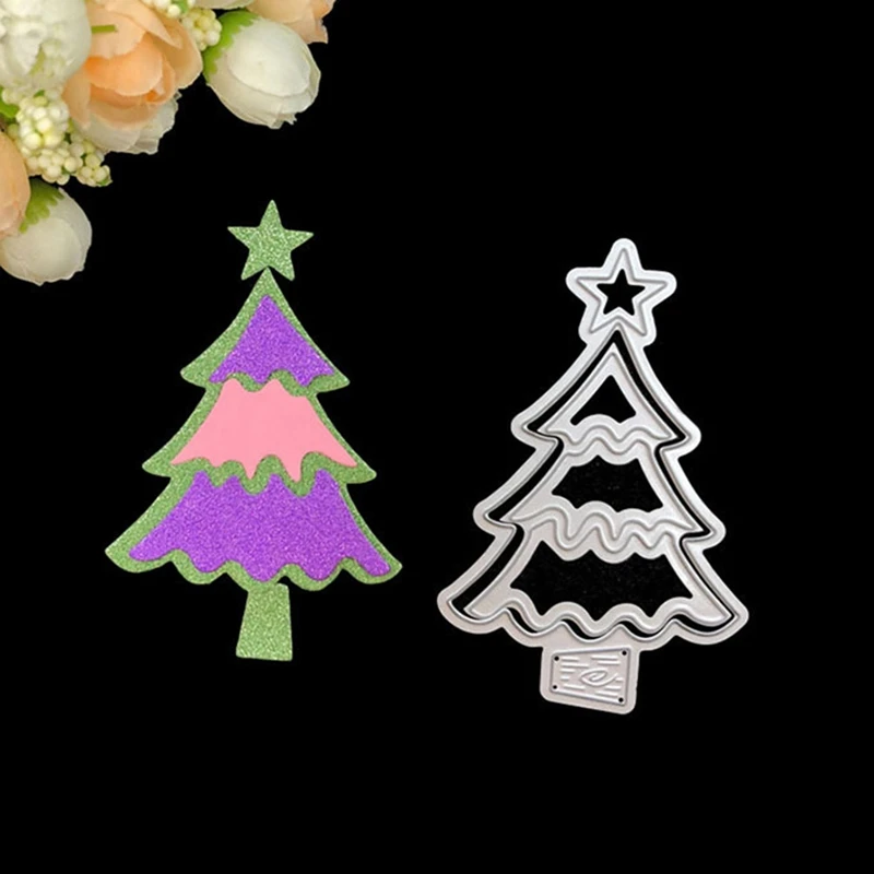 Letters Merry Christmas Metal Cutting Dies Stencil for DIY Scrapbooking Photo Album Embossing Cards Making Decorative Crafts