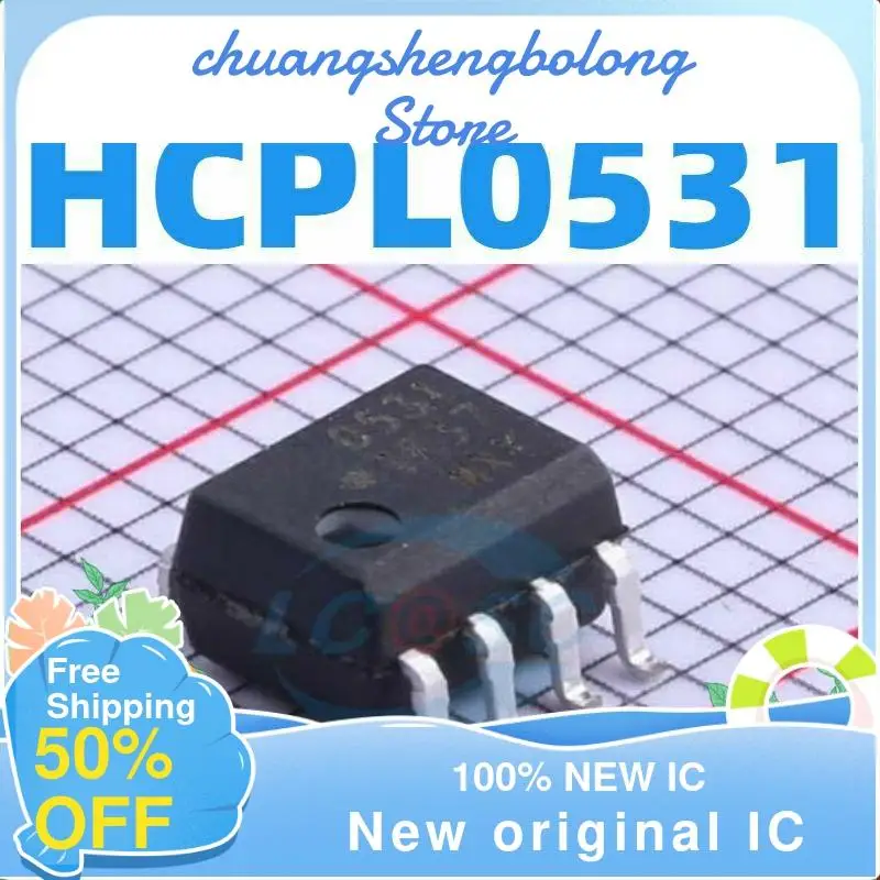 

10 шт. HCPL-0531-500E SOP8 новый оригинальный IC
