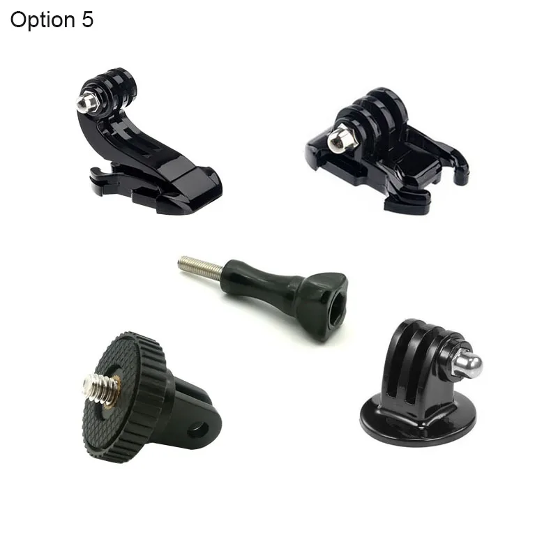 Option 5 Набор аксессуаров для Gopro, набор аксессуаров для экшн-камеры, быстросъемная пряжка, Крепление для штатива для Gopro Hero 8 7 6 5 4 3 для Xiaomi Yi - Цвет: Option 5