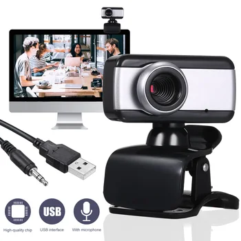 

USB 2.0 480P HD Webcam Clip-on Base Web cam with Microphone hd Web Camera for PC Desktop Computer Video Conference Webcam