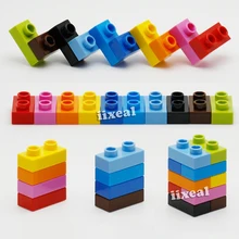 Конструктор Lego Duploe большого размера 1X2 пластина детали для