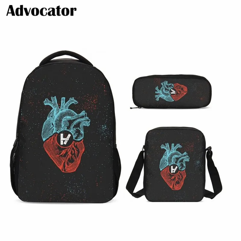 ADVOCATOR 3 шт./компл. 25 пилотов узор рюкзак для учащихся школьные сумки для детей мальчиков детская Наплечная школьная сумка ранец - Цвет: ALN2242CEK