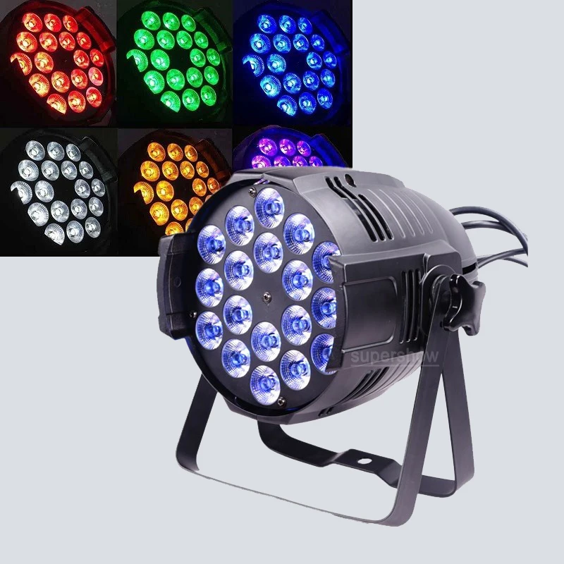 Цена DMX512 Крытый сценический светильник 18x15 Вт led par для dj вечерние сцены