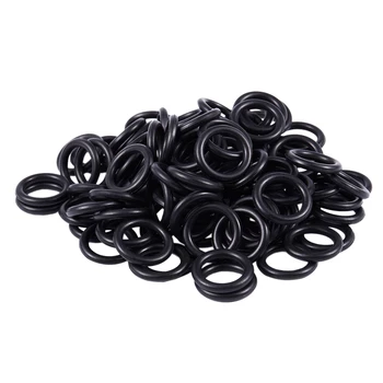 

100Pcs Black Rubber O Ring 20mm x 14mm x m for RC Plane Prop Saver