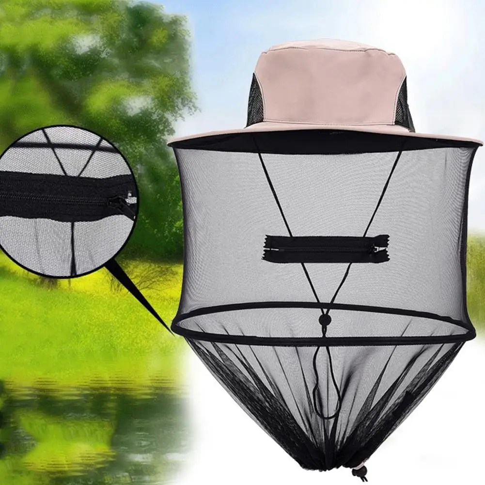 Beekeeping Hat Hiking Outdoor 1PC Mosquito Fishing Clothes Adjustable Portable Accessories Supplies Folding Anti Bee Hat