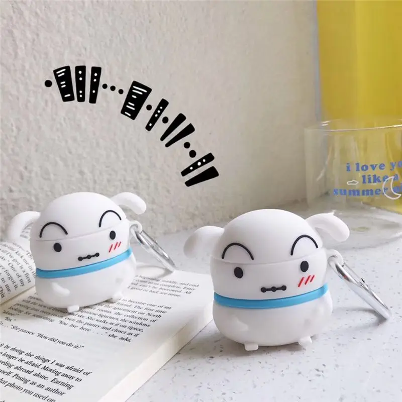 Soft Silicone Protective Case Lovely Dog Full Cover Protector for Airpods 1/2