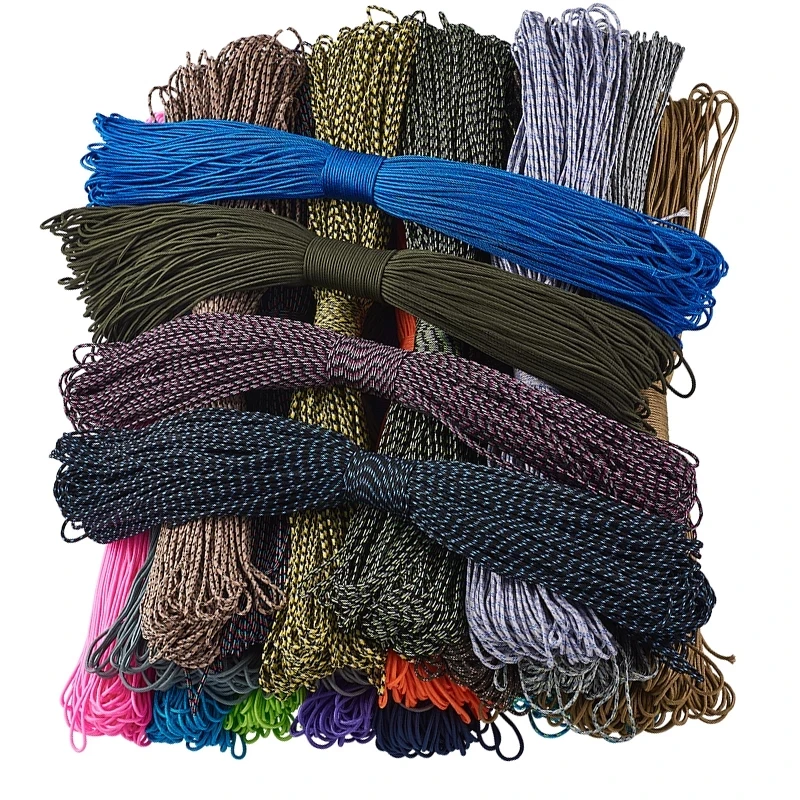 100 м 2 мм Паракорд для выживания парашютный шнур веревка альпинизма кемпинга
