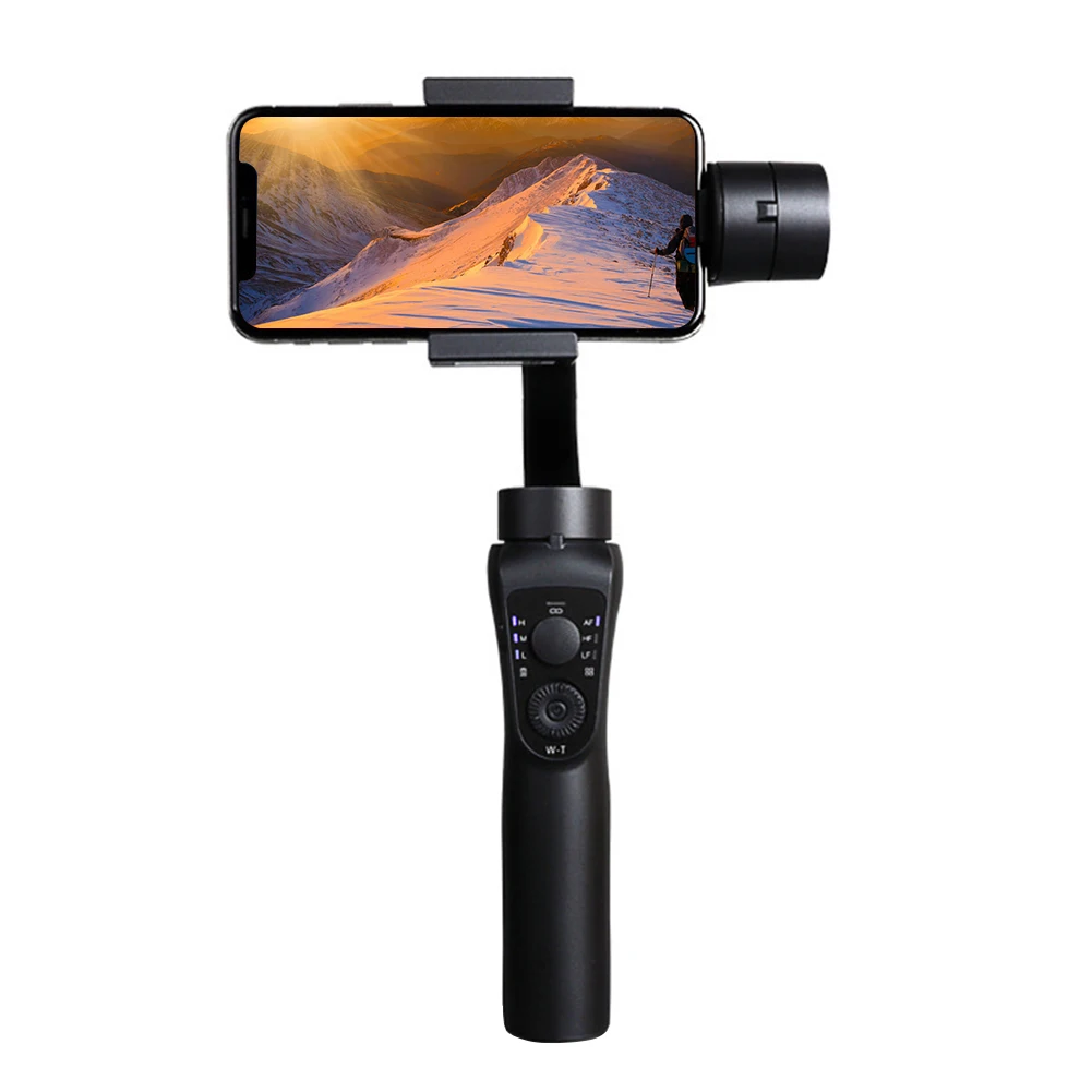 

3 Axis Photography For Smartphone Adjustable Angle Handheld Gimbal USB Charging Anti Shake Bluetooth Universal With Lanyard