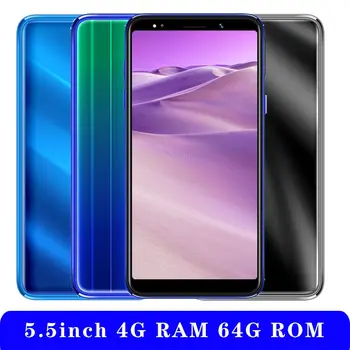 

smartphones S20 5.5inch WiFi Quad Core 13MP 4G RAM 64G ROM Android bluetooth headphones Face ID unlocked mobile phones celulares