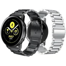 20 мм для samsung Galaxy watch Активный браслет из нержавеющей стали для samsung Galaxy аксессуары сменный Браслет