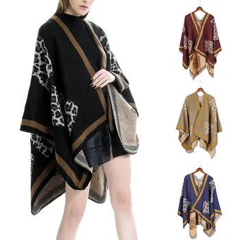 

Hot Sale 2019 Spring Autumn Women 145*130cm Oversized Stylish Shawls Imitation Cashmere Warm Comfortable Scarves Wraps Female