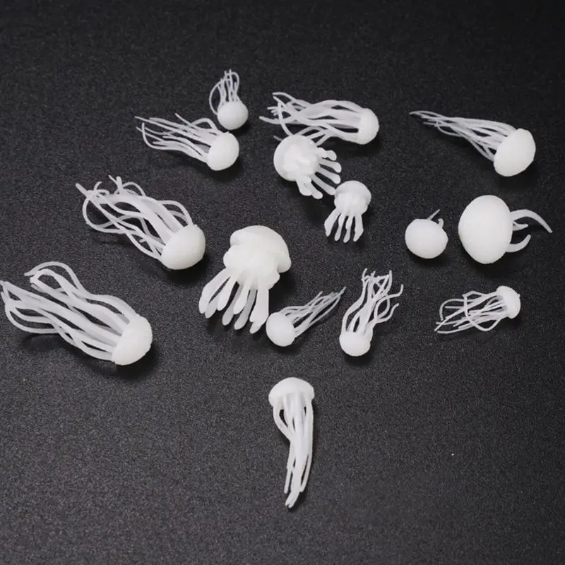 16 шт. эпоксидная смола прозрачная морская 3D мини Медуза моделирование для
