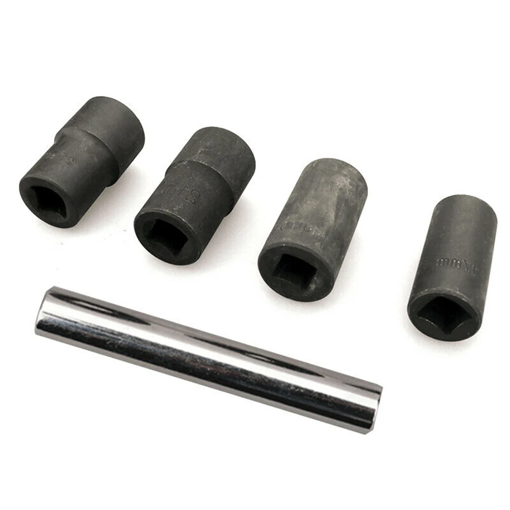 

Black Nut Remover Wear resistance 5pcs Set Spiral Socket 17/19/21/22mm