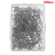 50/100/200 шт покрытые серебром, маленького размера, круглой формы с диаметром 32 мм, футболка с длинным рукавом и надписью булавки для проведения Парики Инструменты для укладки волос для парика Дисплей парик T шпильки