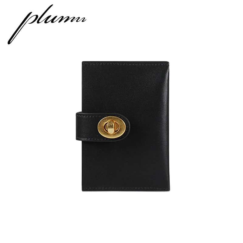 

Plumn Men's and Women's Cowhide Simple Card Bag Pocket Change and Purse Integrated Bag