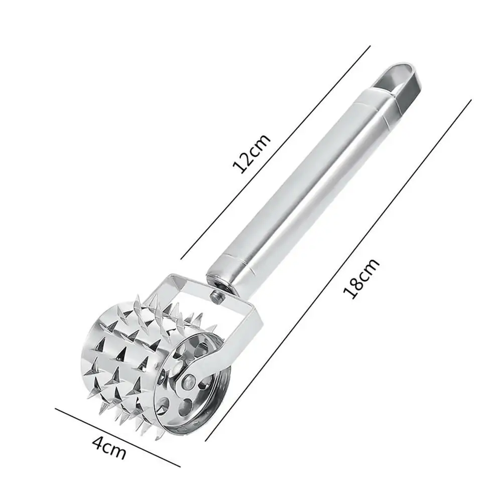 Meat Tenderizer Meat Hammer 1Pcs Stainless Steel Meat Tenderizer Chopper Roller Meat Hammer For Steak Knock-Sided Steak Pork Pounders Cooking Kitchen Tools
