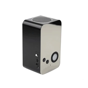 

LED Alarm Clock Mirror Bluetooth Speaker Wireless Blue Subwoofer