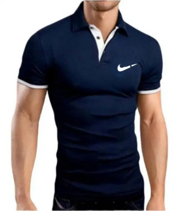 

2019 New Summer New Fashion Men Solid Printed Polos Shirts Mens Casual Business classic Polo Shirt