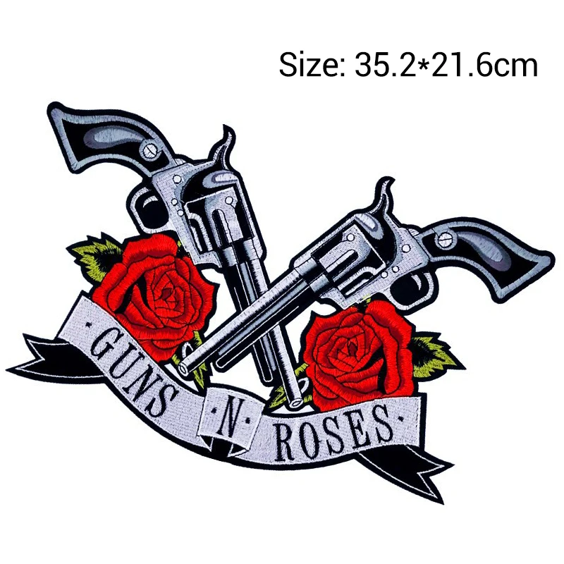 Guns N' Roses железа патч группа панк Pacth шить на вышитые патчи одежды наклейки для