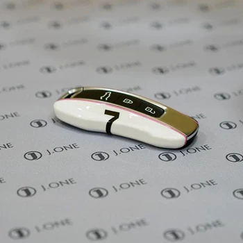 

Customization Key Case Cover For Porsche Cayenne Macan Panamera 911 971 9YA Personal Design Custom Personalized Upscale Key Case