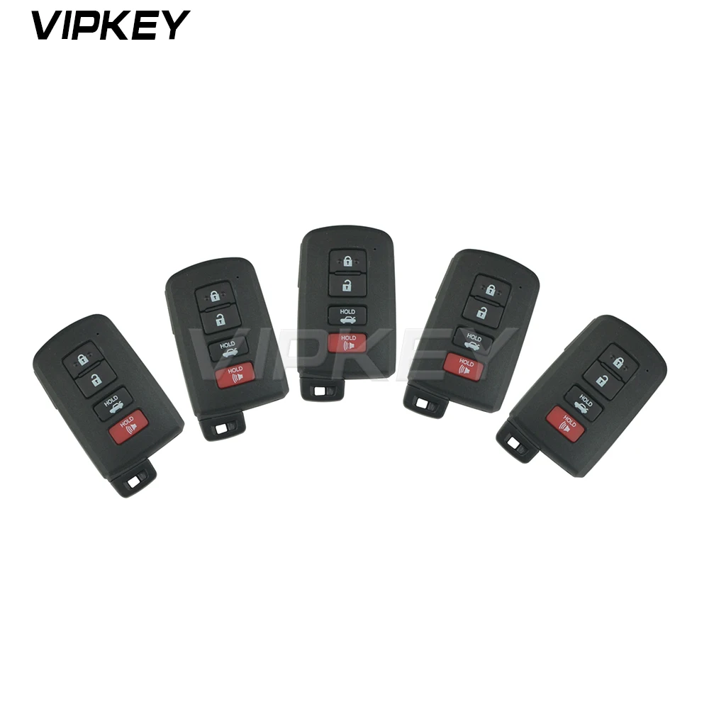 

5 Pieces Smart Key Case Cover HYQ14FBA For Toyota Avalon Camry Corolla Highlander 2012-2016 4 Button Remtekey