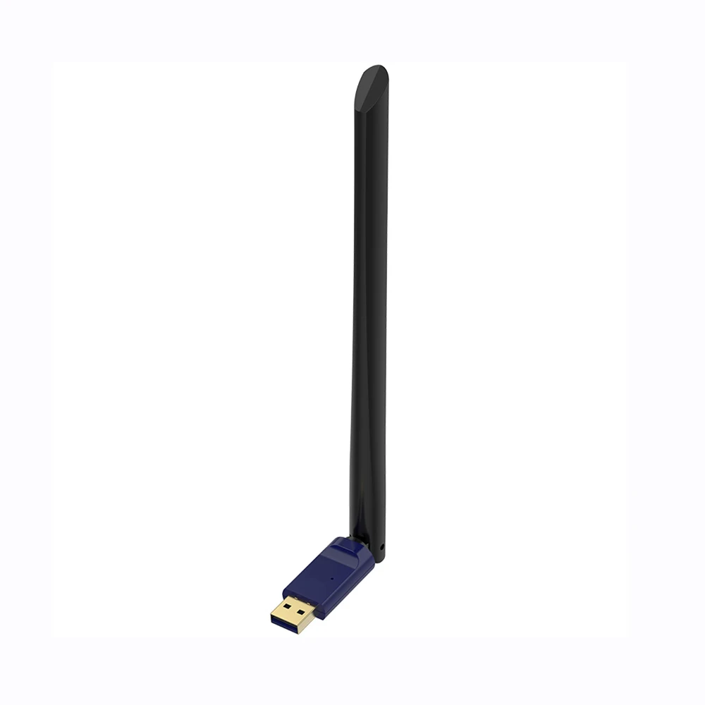 Двухдиапазонный 2,4 Гбит/с беспроводной сетевой карты для 650 м Usb Настольный Ноутбук передатчик приемник Bluetooth 4,2 адаптер без привода
