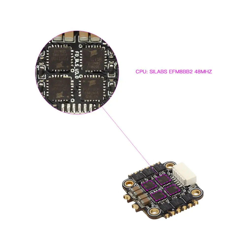 16x16 мм HGLRC 16x16 FD13A ESC BL_S 2-4s 13A 4в1 ESC RC FPV Racer Drone Запчасти для FD413 Stack Tower