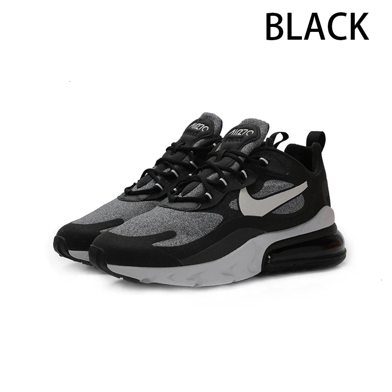 NIKE AIR MAX 270 REACT(GS) оригинальная детская обувь с воздушной подушкой Детские кроссовки удобные спортивные кроссовки# BQ0102-001