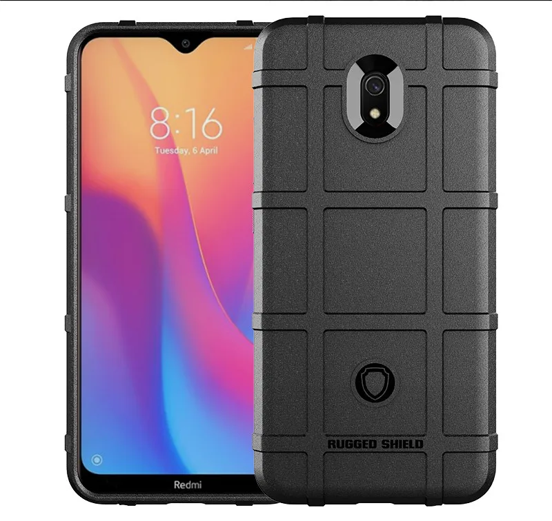 Чехол для Xiaomi Redmi 8A, прочный защитный противоударный чехол для Xiaomi Redmi 8A, мягкий силиконовый защитный чехол с кнопками