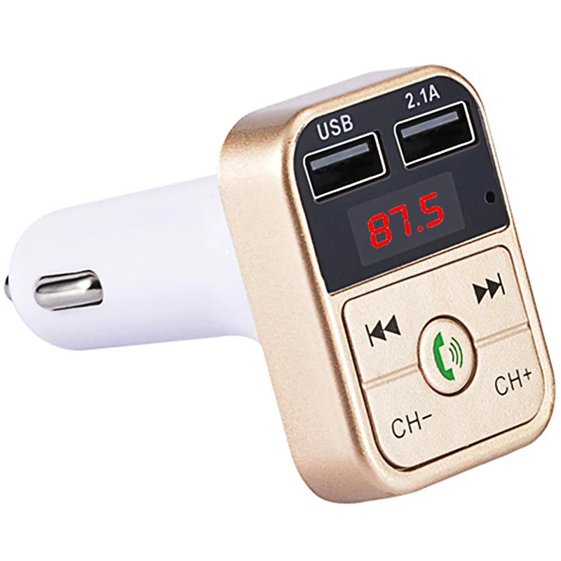 Автомобильный Bluetooth fm-передатчик беспроводной комплект Hands Free MP3 музыкальный плеер Поддержка TF карты 2.1A USB зарядное устройство FM модулятор Автомобильный Стайлинг