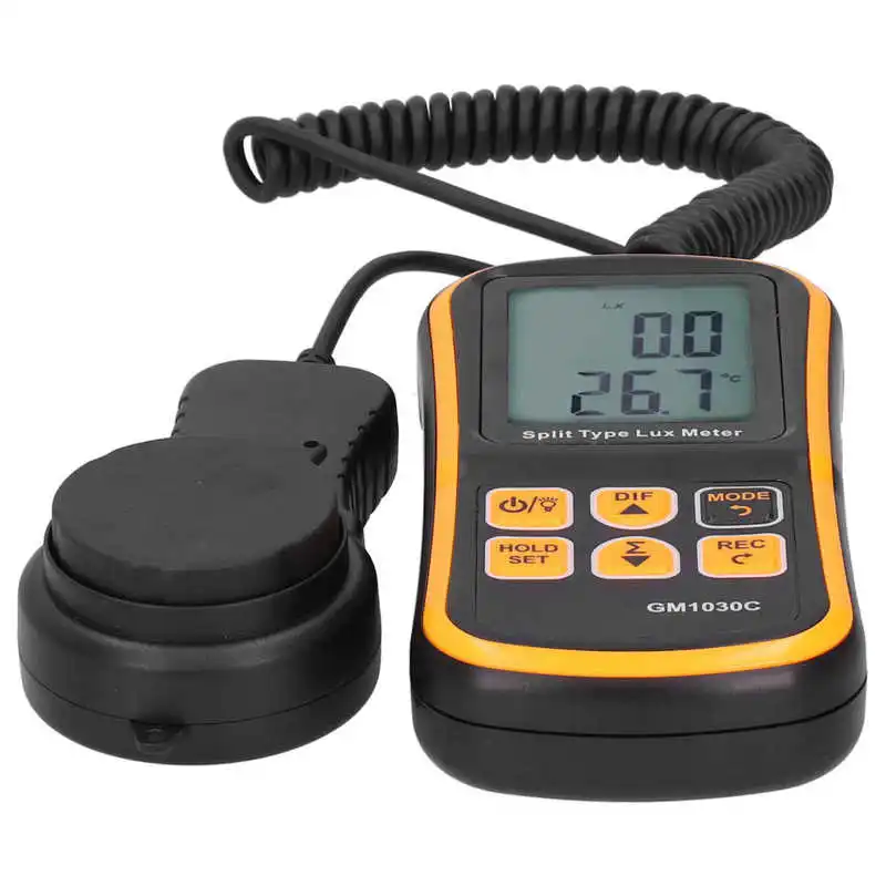 GM1030C 0~200,000 Lx Digital Light Meter Light Meter Digital Luxmeter High Accuracy Luxmeter Auto‑Ranging Portable Photometer GM1030C 0~200,000 Lx Digital Light Meter Light Meter Digital Luxmeter High Accuracy Luxmeter Auto‑Ranging Portable Photometer