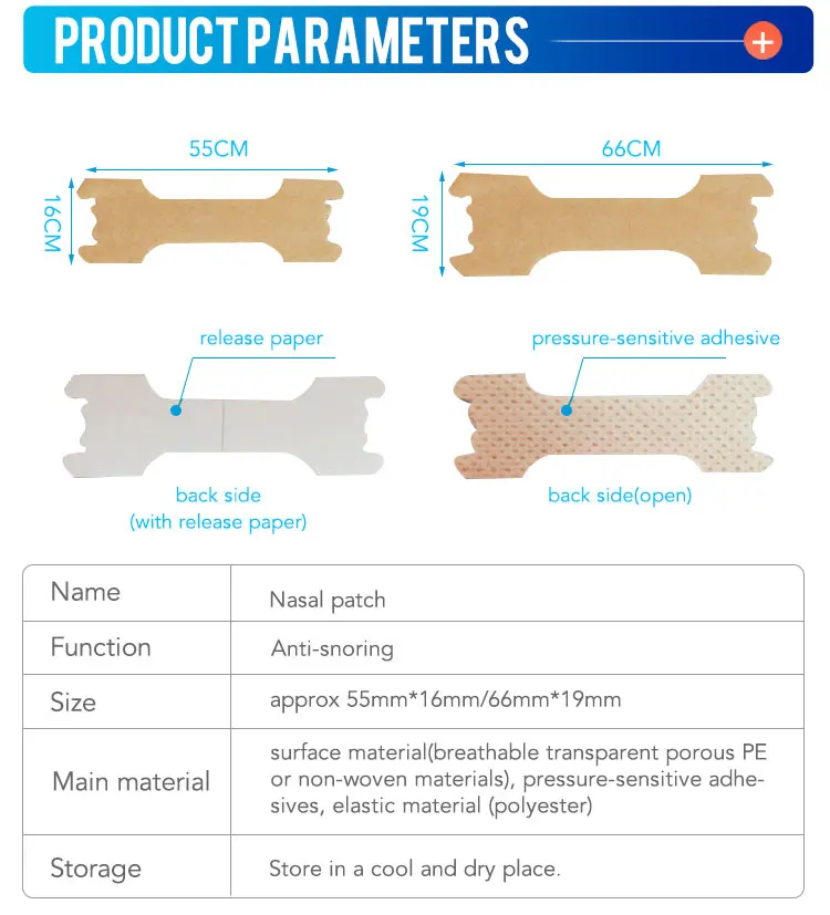 100 шт./лот, носовые полоски против храпа, лучше, чем у дыхания, доступны 2 размера