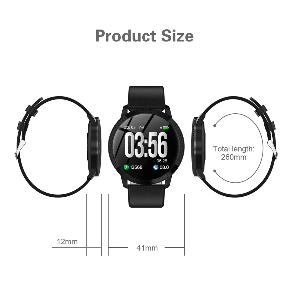 CF18 smartwatch IP67 водонепроницаемый браслет с монитором сердечного ритма Модные Смарт