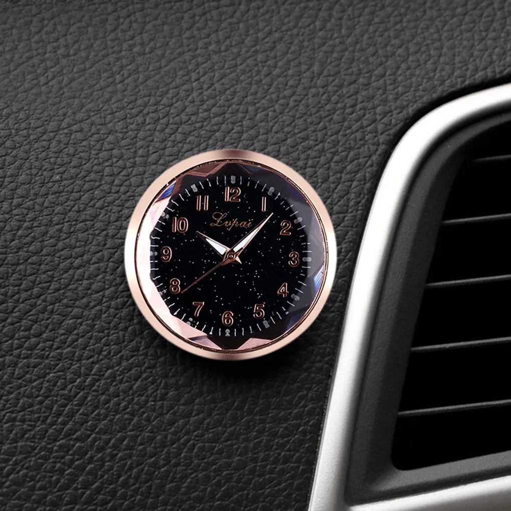 Car Decoration Electronic Meter Car Clock Timepiece Automobile Interior Ornament Sticker Watch