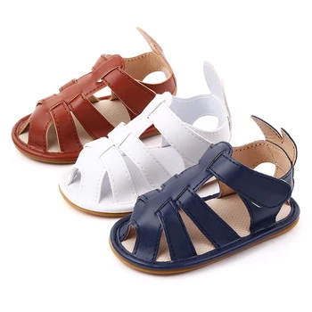 

2020 Summer Baby Girls PU Breathable Anti-Slip Shoes Baotou Sandals Toddler Soft Soled Shoedropshipper