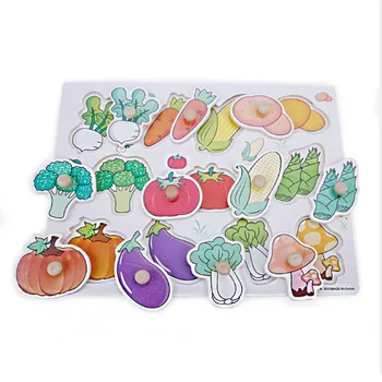 

Boy Girl Kids Educational Learning Toy Children Puzzle Wooden Grasp Board Classification Toys Baby Birthday Gifts